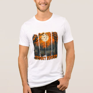 Halloween Spooky Season Cemetery Tri-Blend Shirt