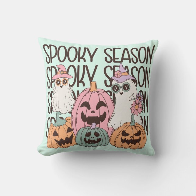 Halloween Spooky Season Cushion (Front)