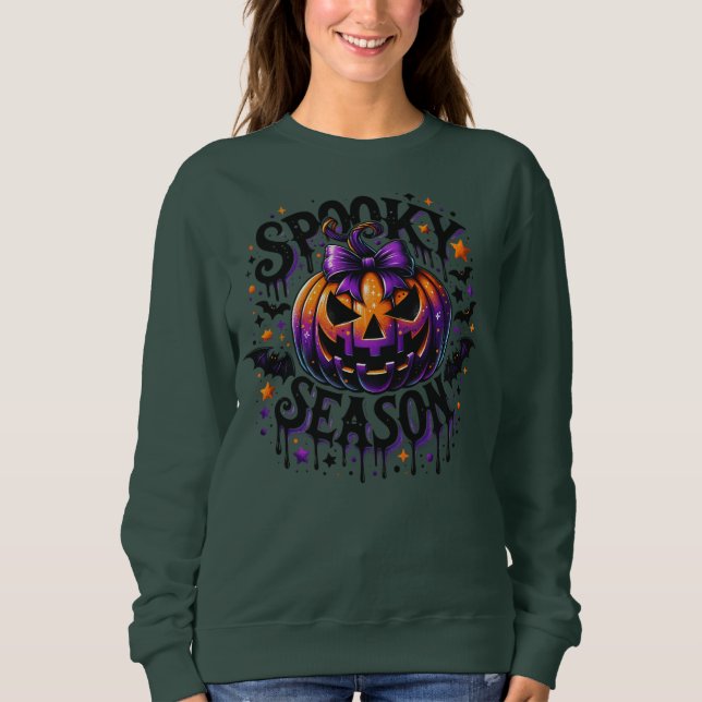 Halloween Spooky Season Sweatshirt  (Front)