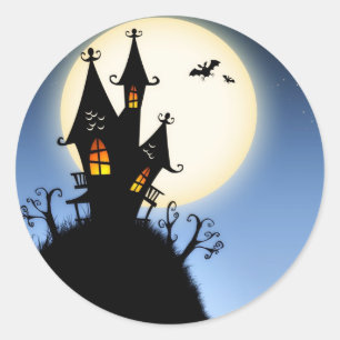 Halloween Spooky Silhouettes Sticker