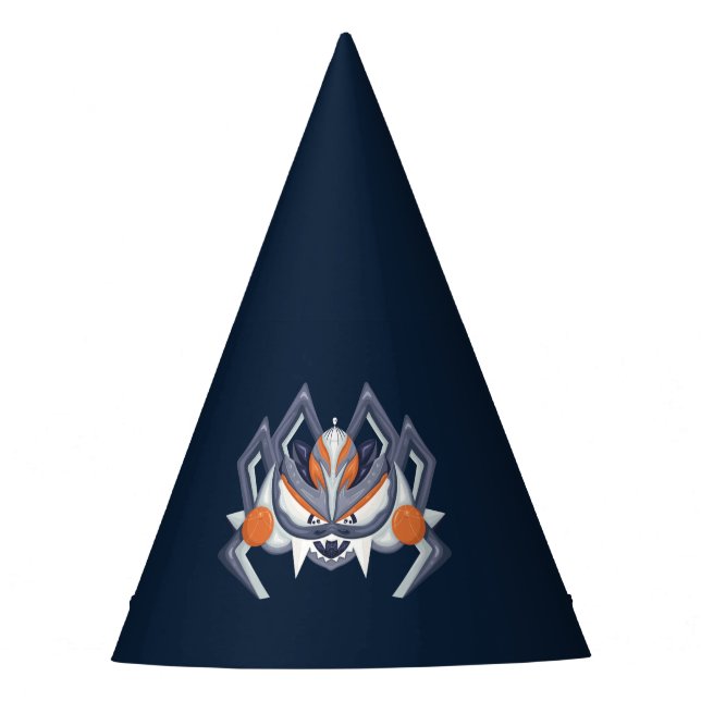 Halloween Spooky Spider / King of Pumpkin Party Hat (Front)
