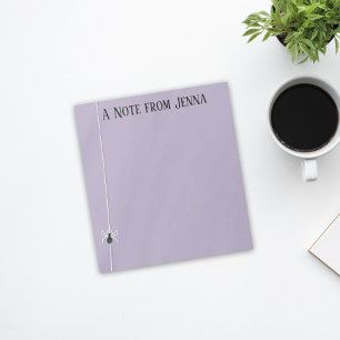 Halloween Spooky Spider Web Whimsical Cute Notepad