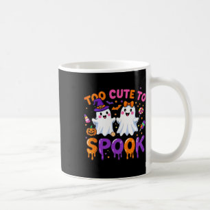 Halloween Spooky Tee Funny Too Cute To Spook Cute Coffee Mug
