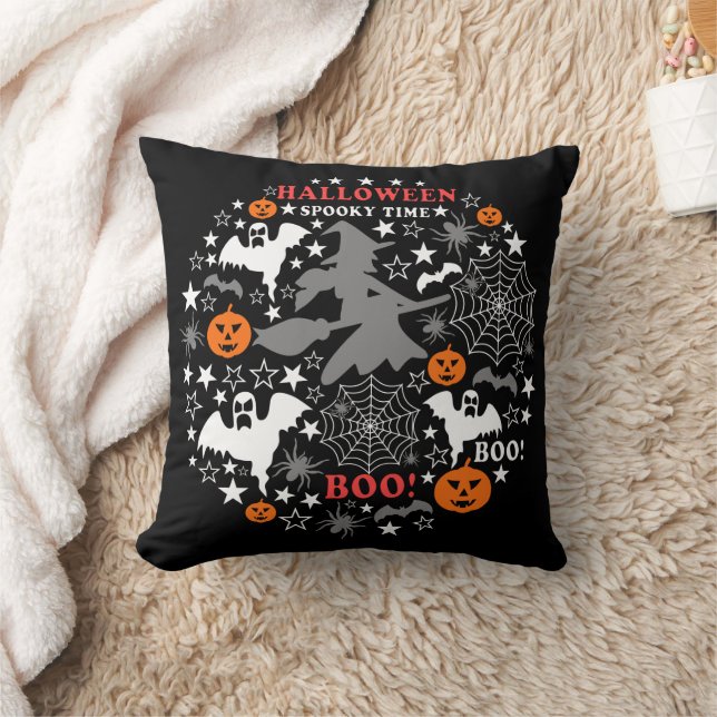 Halloween Spooky Time Cushion (Blanket)