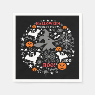 Halloween Spooky Time Napkin