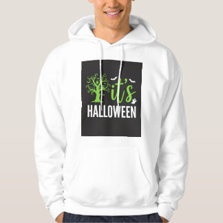 Halloween Spooky Tree Bats Vector Design_1 Hoodie
