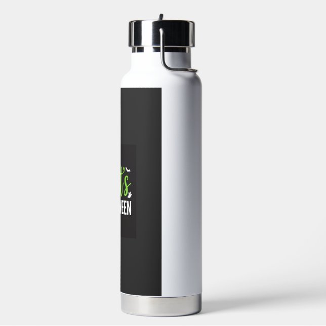 Halloween Spooky Tree Bats Vector Design_1 Water Bottle (Left)