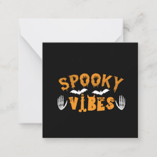 Halloween Spooky Vibes Birthday Card