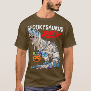 Halloween Spookysaurus Re Scary Mummy Dinosaur TRe T-Shirt