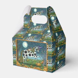 HALLOWEEN SPOTTED PONY & BAT CAT Trick Or Treat Favour Box