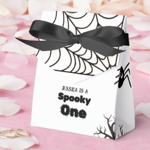 Halloween Sppoky One First Birthday party Favour Box
