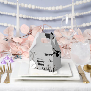 Halloween Sppoky One First Birthday party Favour Box
