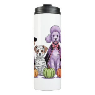 Halloween Squad Dog Thermal Tumbler