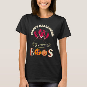 Halloween Squad Ghosts Costume Boo Crew Pumpkin T-Shirt