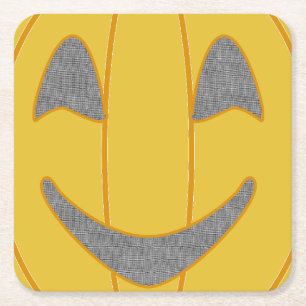 Halloween Square Paper Coaster