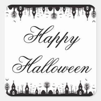 Halloween Square Sticker