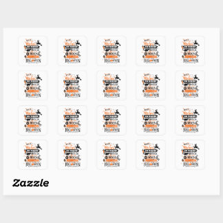 Halloween Square Sticker