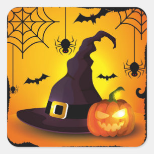 Halloween Square Sticker