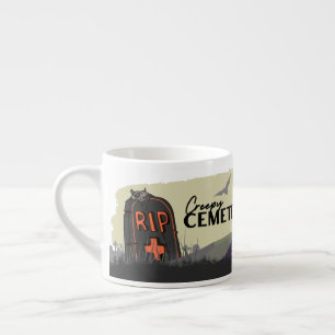 Halloween Stamp Collection "Creepy Cemetery" Espresso Cup