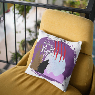 Halloween Stamp Collection "Howling Night" 16"x16" Cushion