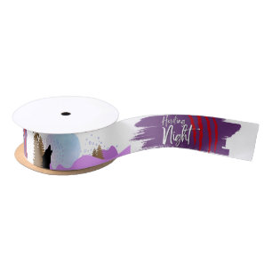 Halloween Stamp Collection "Howling Night" Satin Ribbon