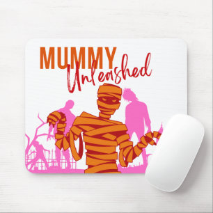 Halloween Stamp Collection "Mummy Unleashed" Mouse Pad