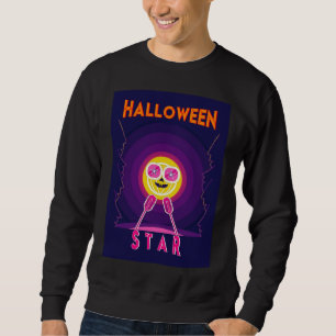 Halloween Star Goggles 31 UK Mic October Pumpkin Sweatshirt