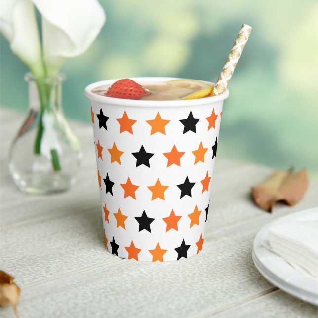 Halloween Stars Paper Cups (Insitu)