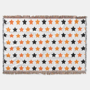 Halloween Stars Throw Blanket
