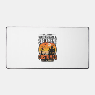 Halloween Statement Costumes Vintage T-Shirt Desig Desk Mat