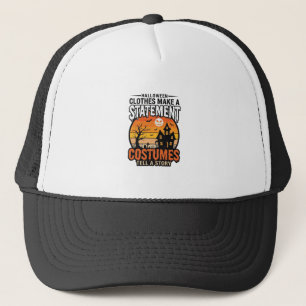 Halloween Statement Costumes Vintage T-Shirt Desig Trucker Hat