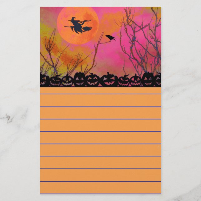 Halloween Stationery (Front)