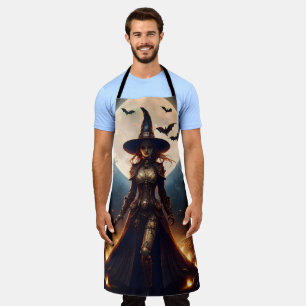 Halloween Steampunk Forest Witch Apron