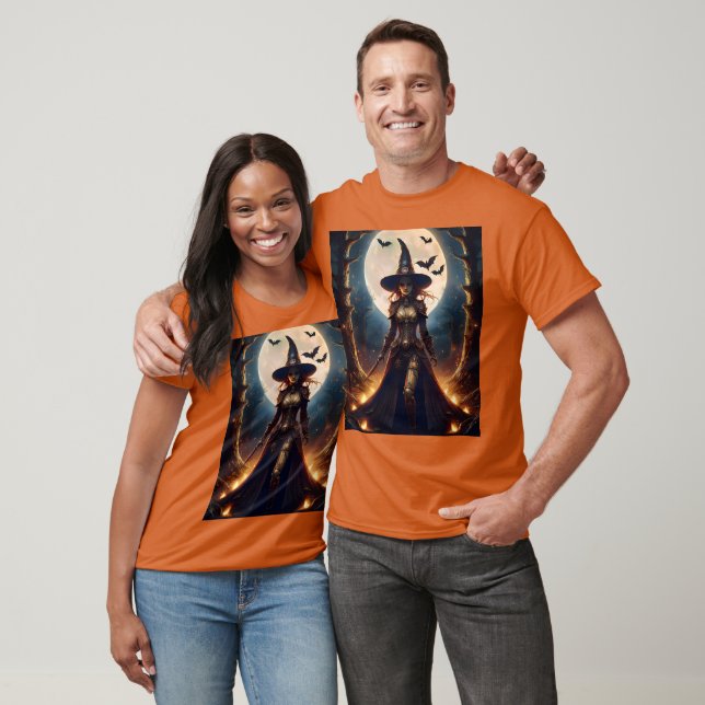 Halloween Steampunk Forest Witch T-Shirt (Unisex)