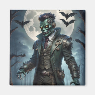 Halloween Steampunk Frankenstein's Monster Magnet