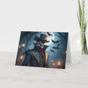 Halloween Steampunk Southern Gothic Zombie Card