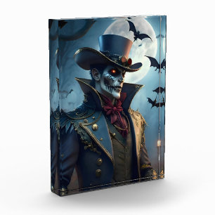 Halloween Steampunk Southern Gothic Zombie Photo Block