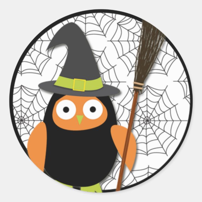 Halloween Sticker - Owl (Front)