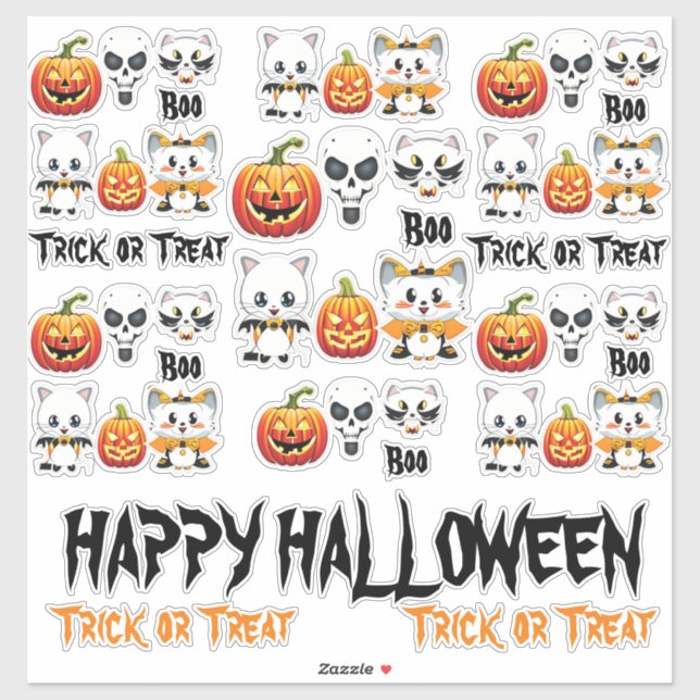 Halloween Stickers (Sheet)