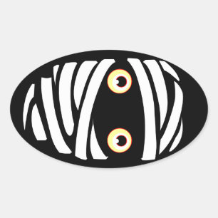 Halloween Stickers Fun Personalised Mummy Stickers