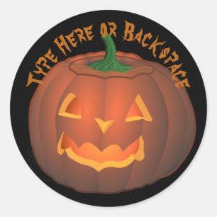 Halloween Stickers Personalised Pumpkin Stickers