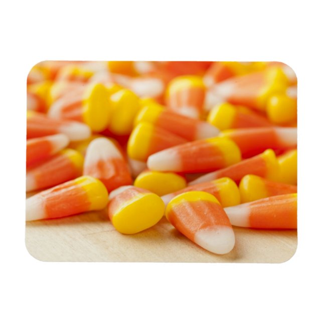 Halloween Striped Candy Corn Magnet (Horizontal)