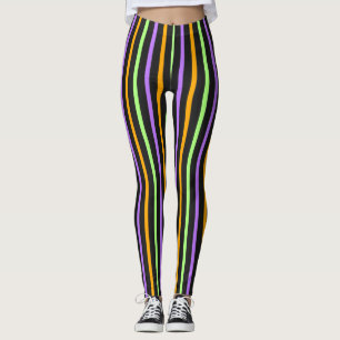 HALLOWEEN STRIPED LEGGINGS