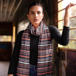 Halloween Stripes Black And Orange Pattern Scarf<br><div class="desc">Embrace the spirit of Halloween with this scarf,  featuring a pattern of sleek black and vibrant orange stripes. It's a sophisticated yet playful nod to the iconic colours of the spooky season,  blending seamlessly with both costume and everyday attire to celebrate the hauntingly fun time of year.</div>