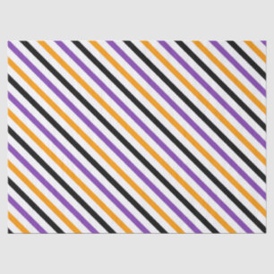 Halloween Stripes – Bold Diagonal Pattern Tissue Paper