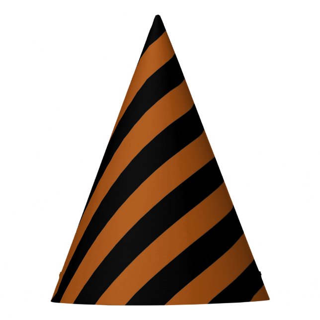 Halloween Stripes Party Hat (Front)