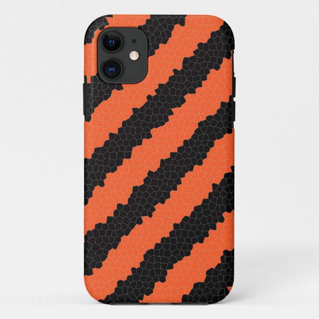 halloween stripes phone case (Back)