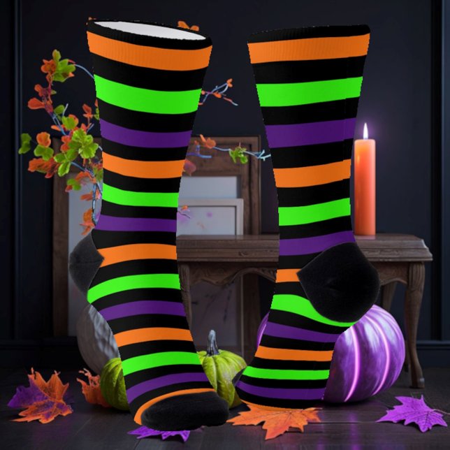 Halloween Stripes Socks (Creator Uploaded)