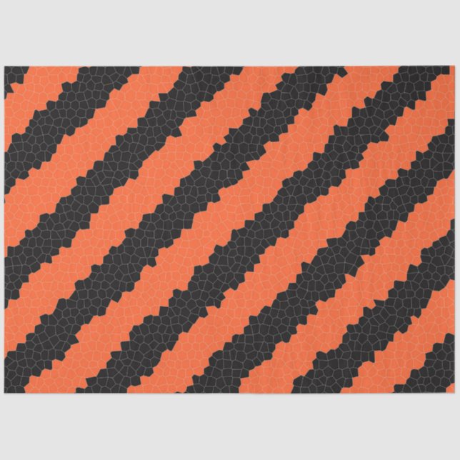 halloween stripes tissue paper (Front)