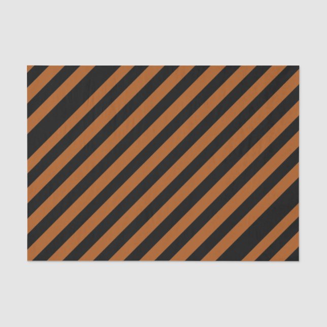 Halloween Stripes Tissue Paper (Front)